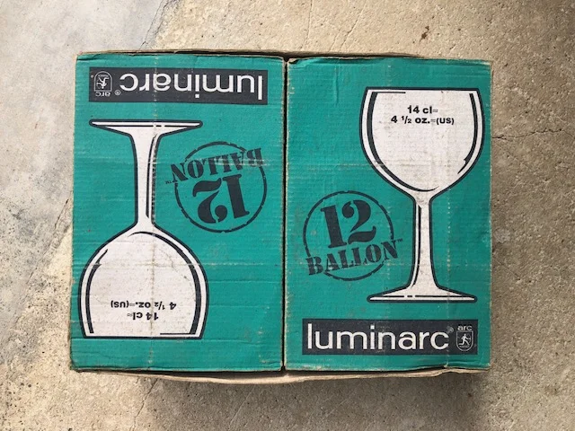 12 verres ballon Luminarc