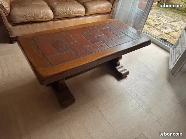 Table basse de salon en Chêne