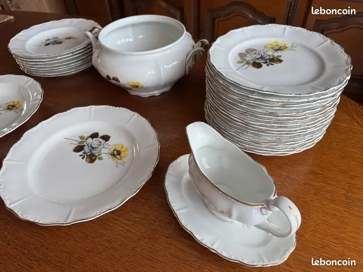 Service assiettes 30 pièces de Sarguemine