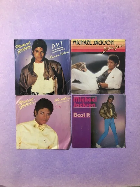 Lot 4 disques 45T MICHAEL JACKSON