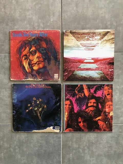 lot de 4 VINYLES 33 tours
