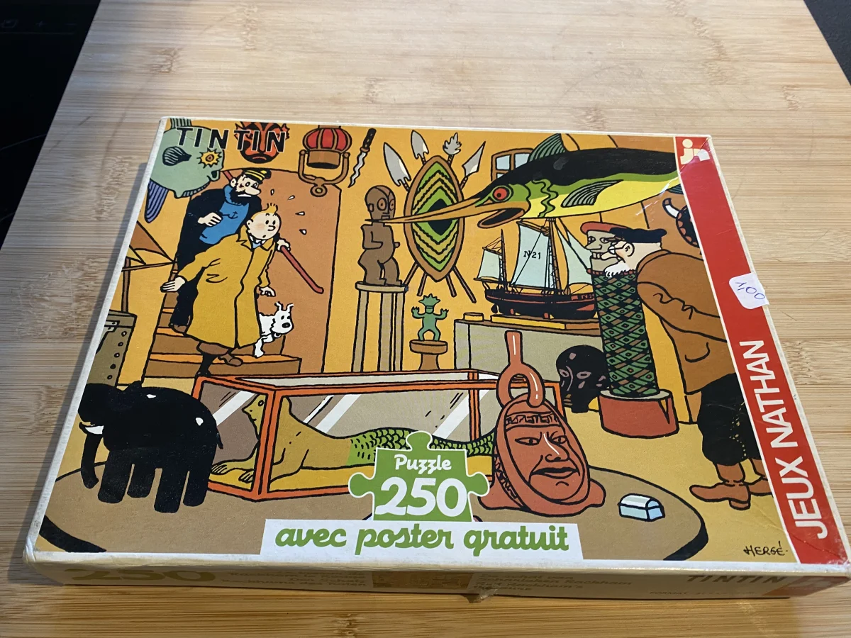 Puzzle tintin d’époque