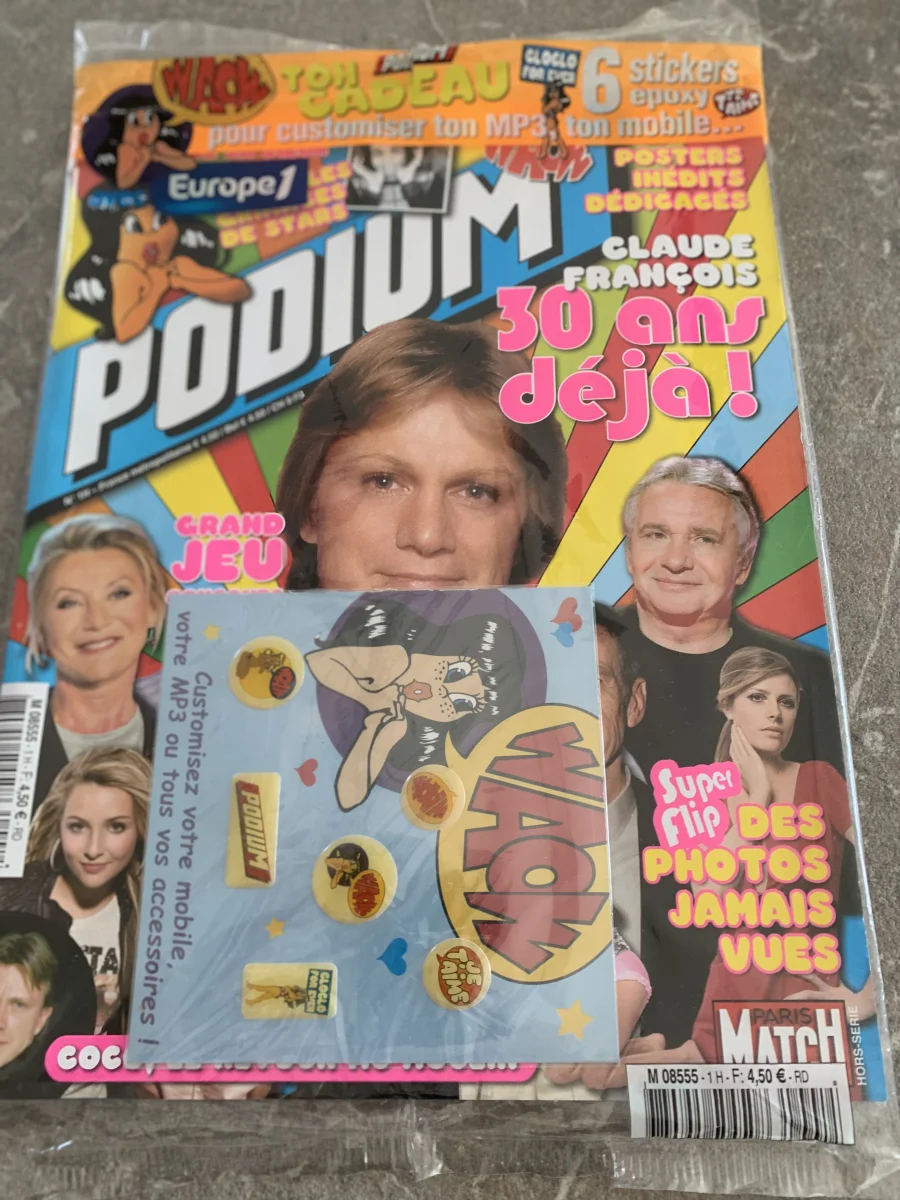 Magazine PODIUM sous blister