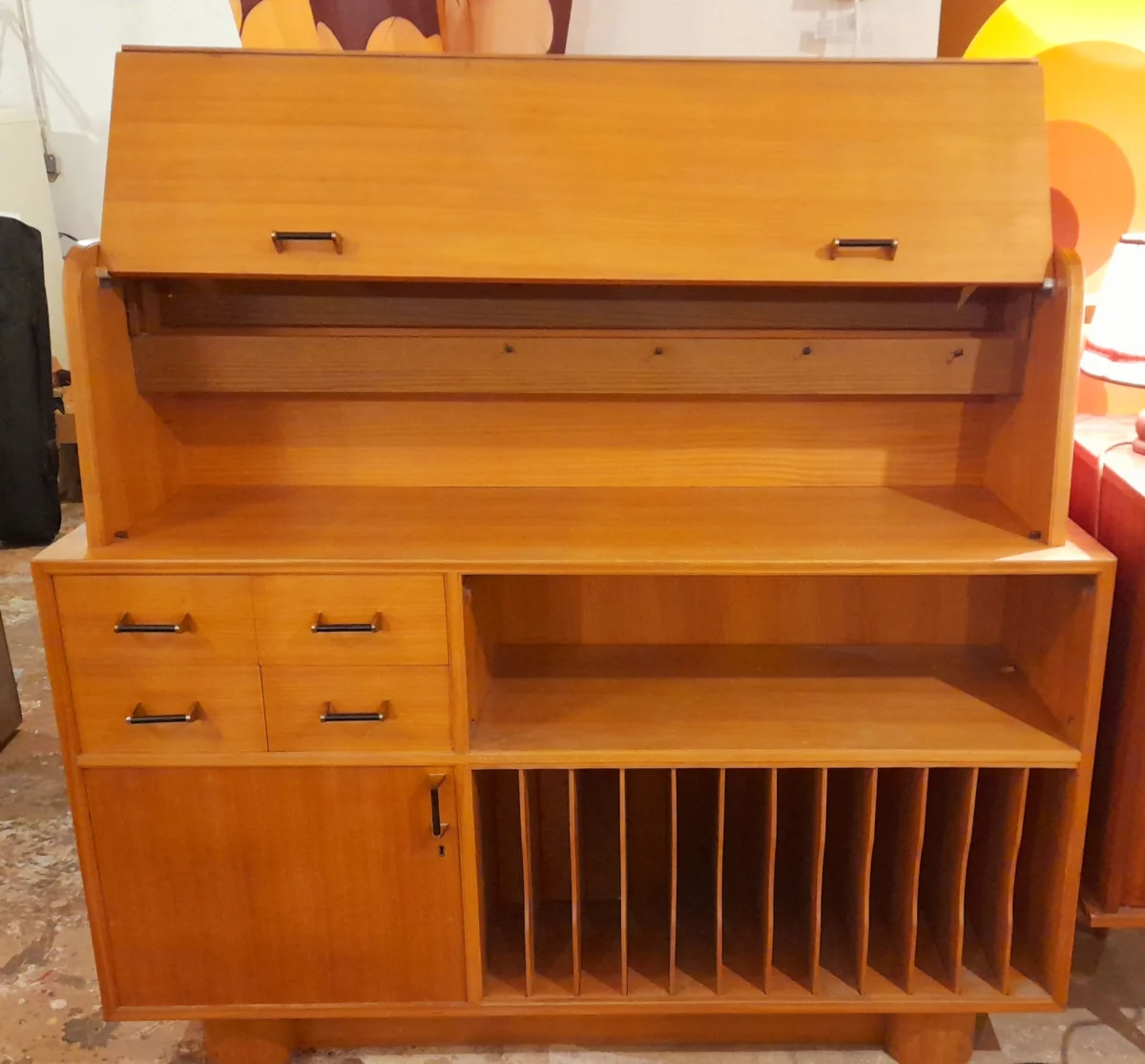 Secrétaire bibliothèque Vintage 1960