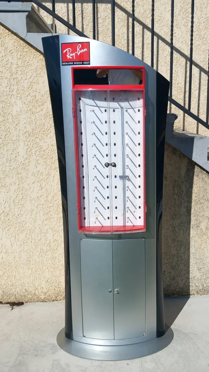 Présentoir rayban pour lunettes