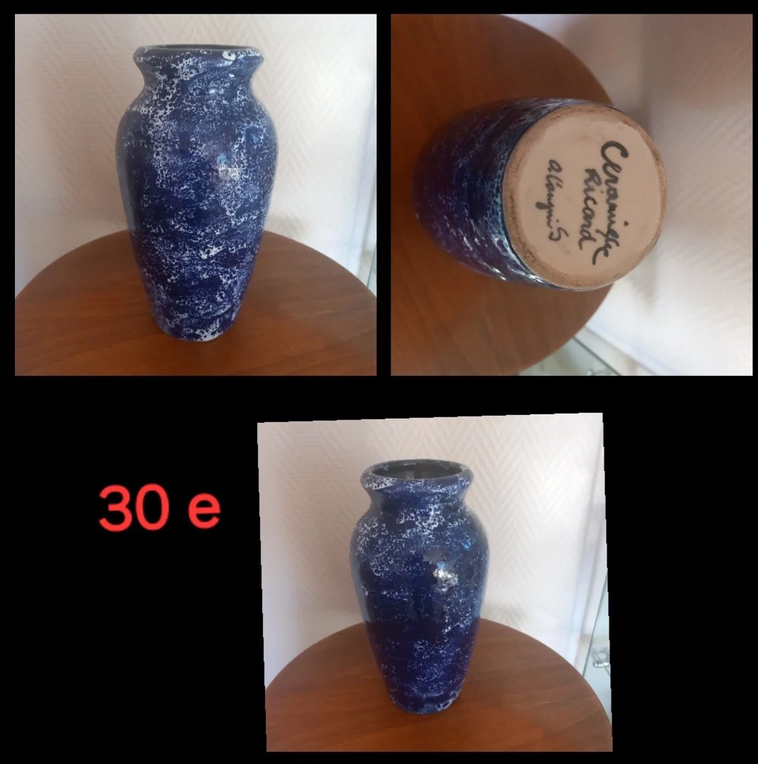 Vase céramique ricard