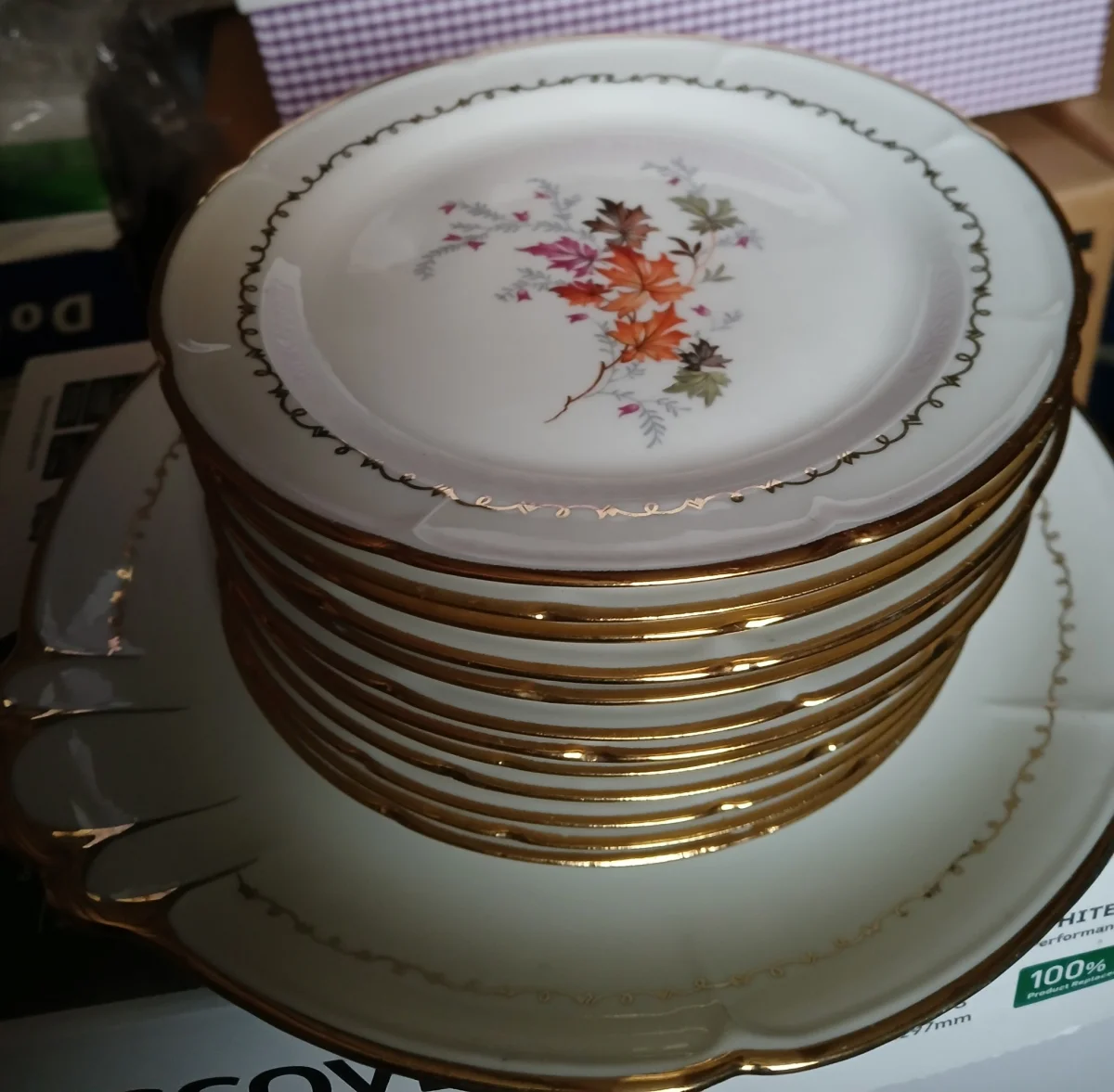 Lot assiettes dessert qualité