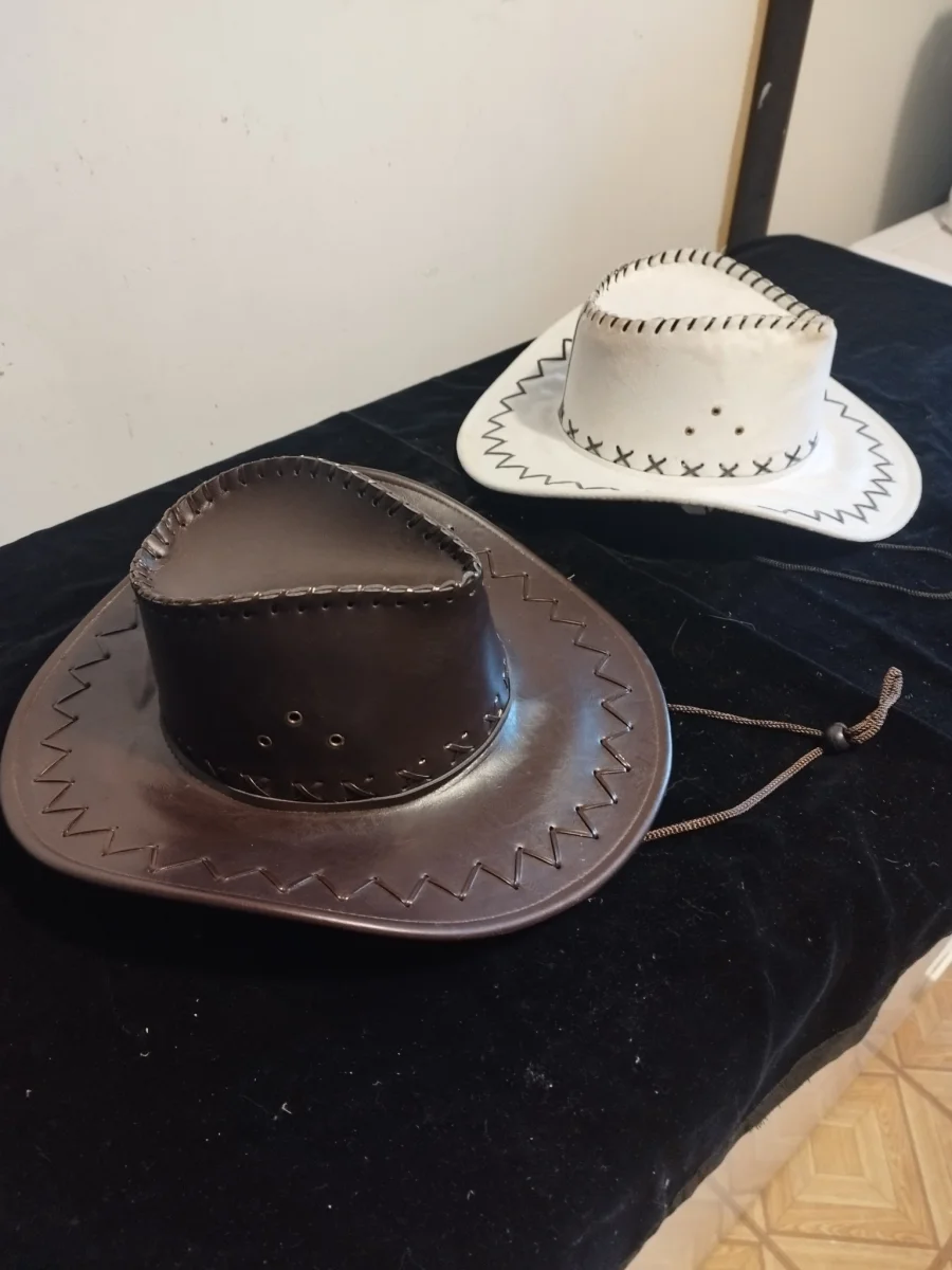 Lot de 2 chapeaux de cowboy