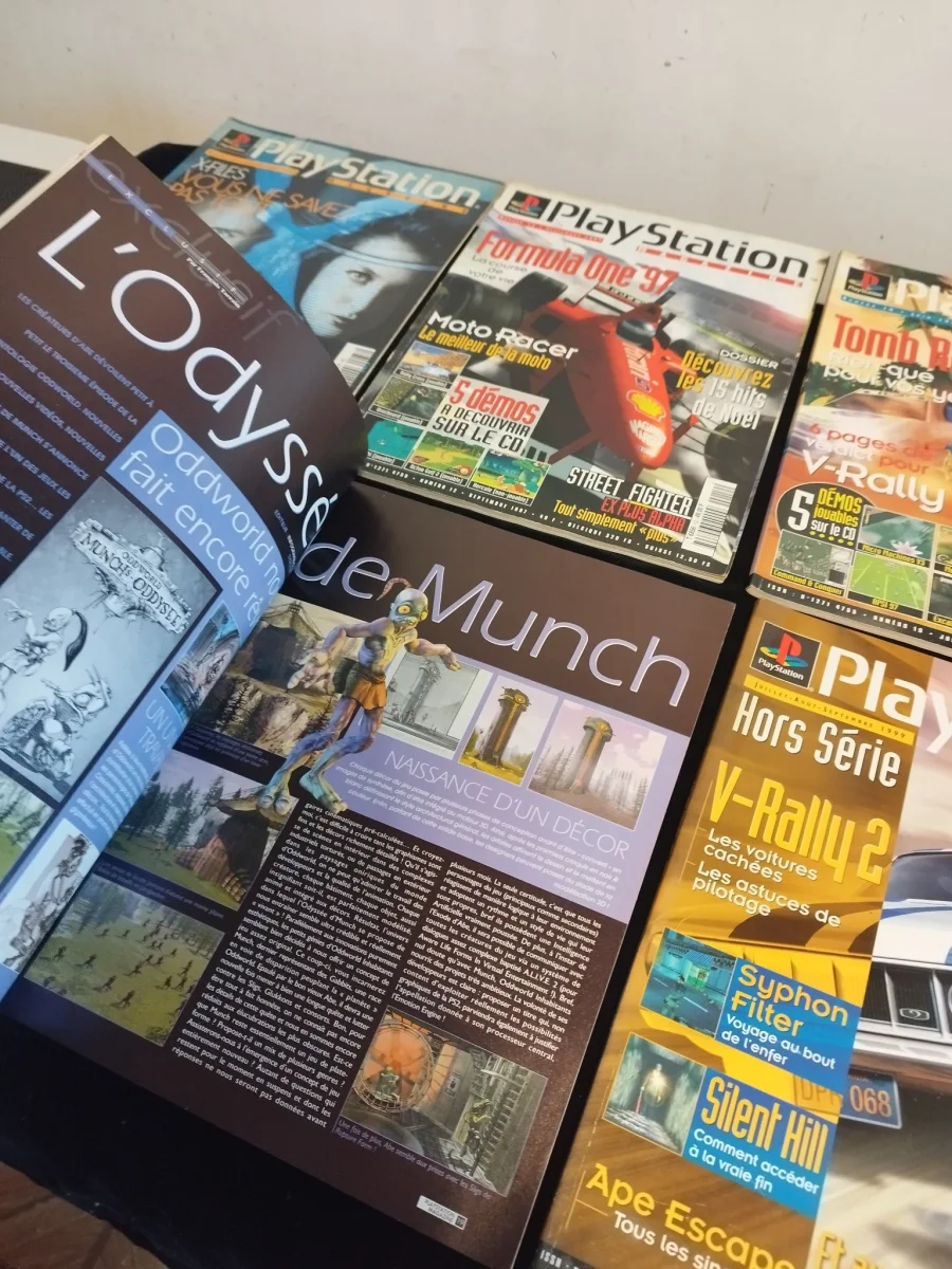 Lot de 6 revues PlayStation vintage