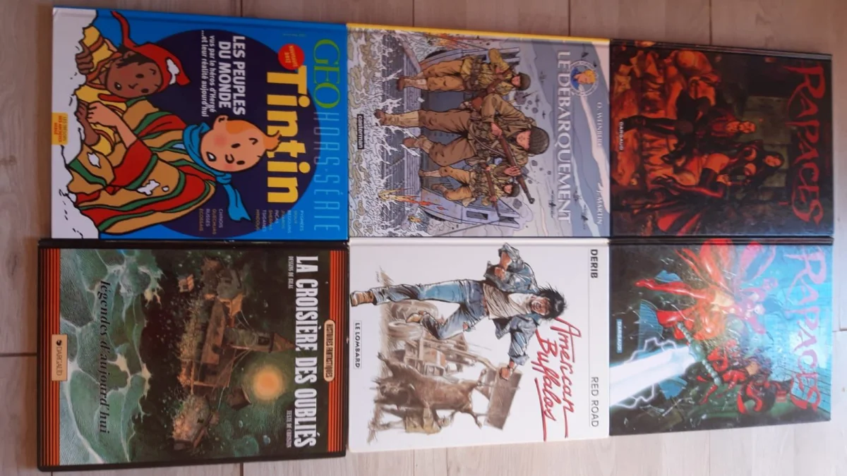 Tintin , Astérix etc. bandes dessinées . BD. 10 euros les 4