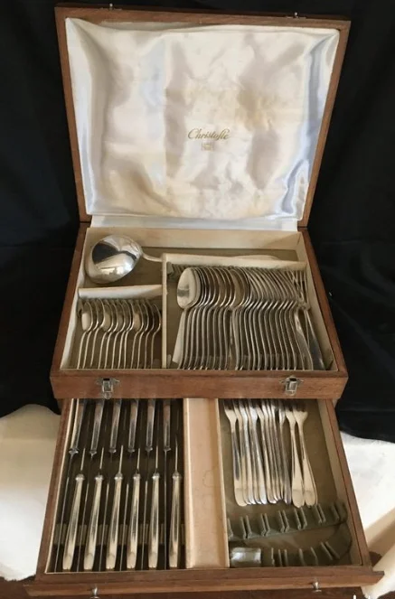 Ménagère Christofle Art Déco – 61 pièces