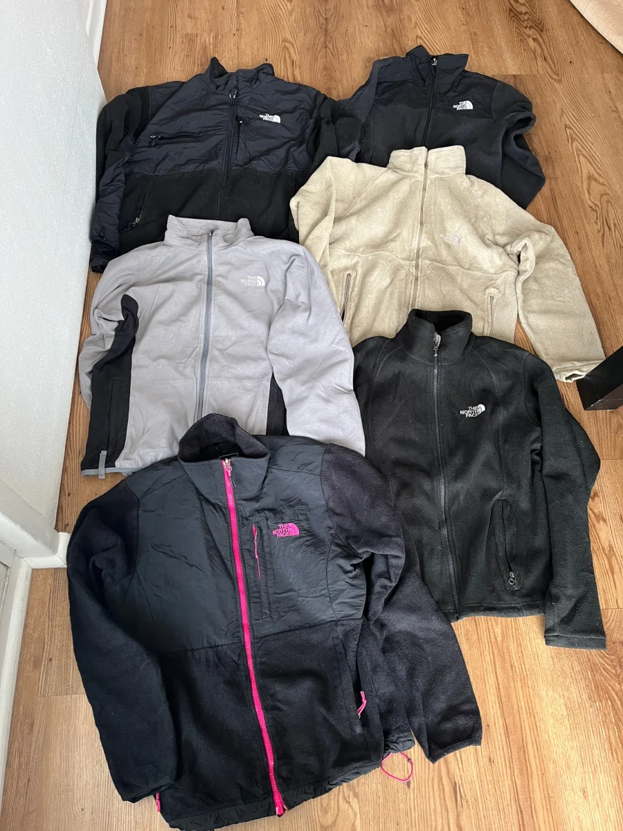 Lot de vestes polaires The North Face