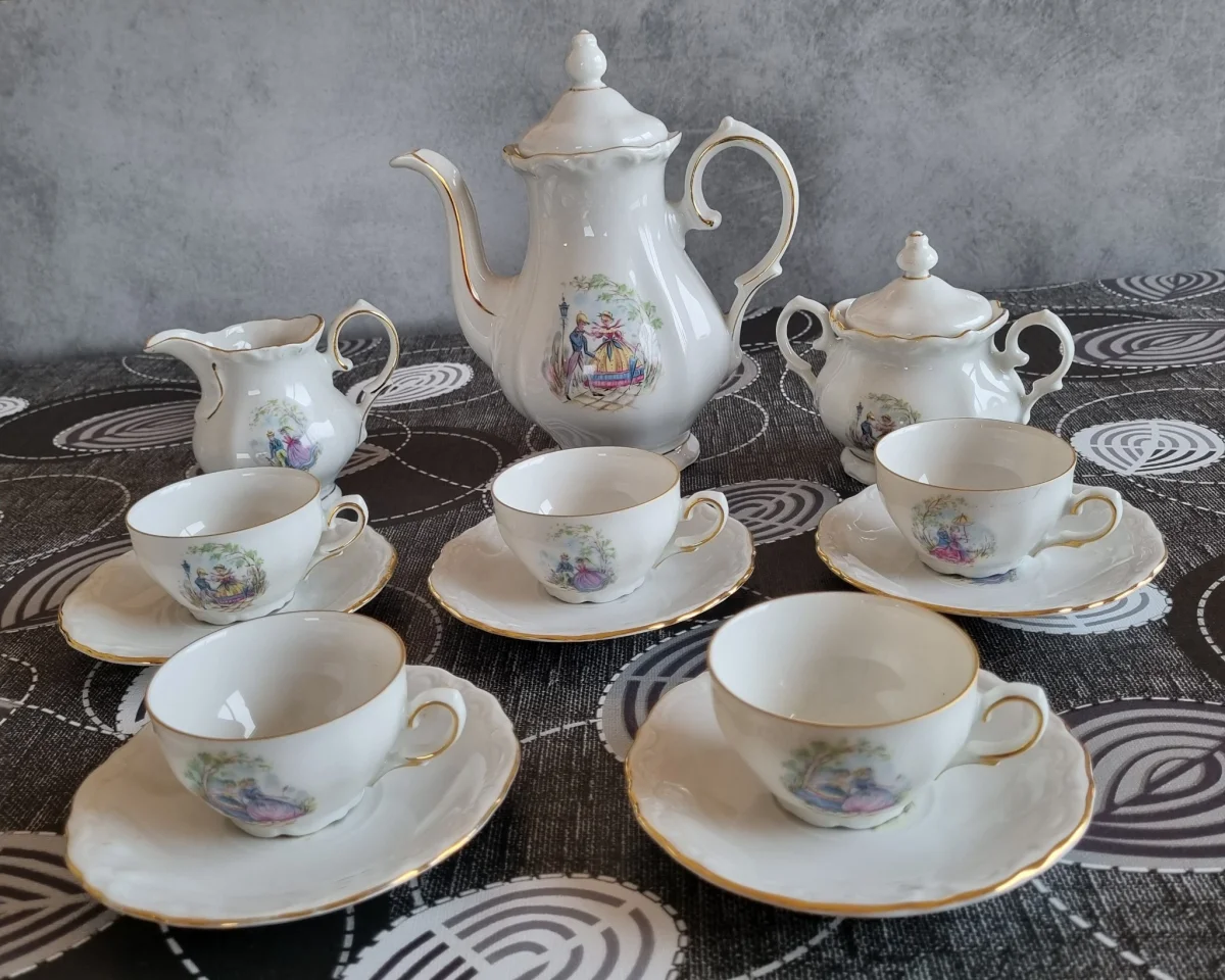 Service à café, 5 tasses