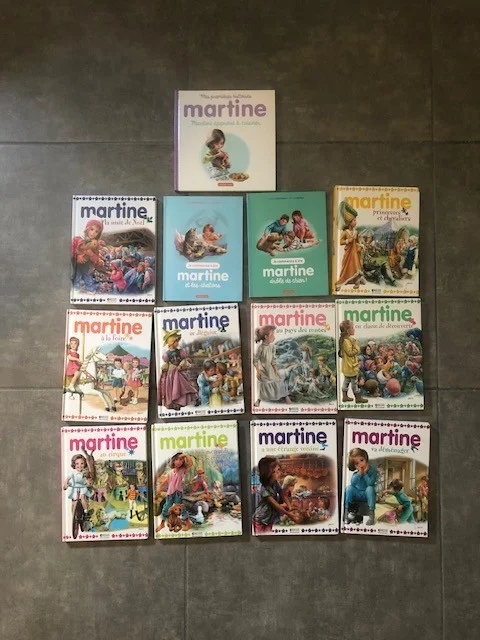 Lot de livres MARTINE