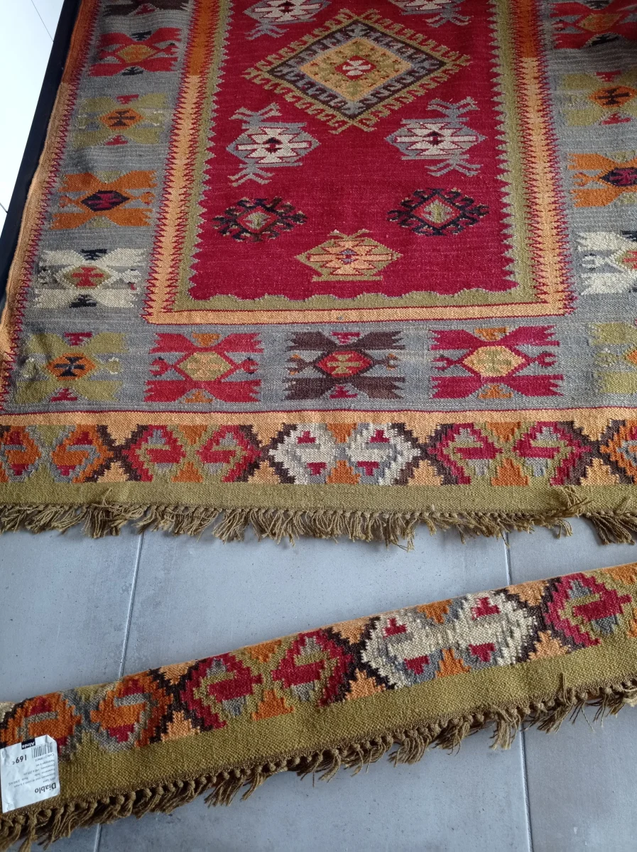 Tapis kilim pure laine
