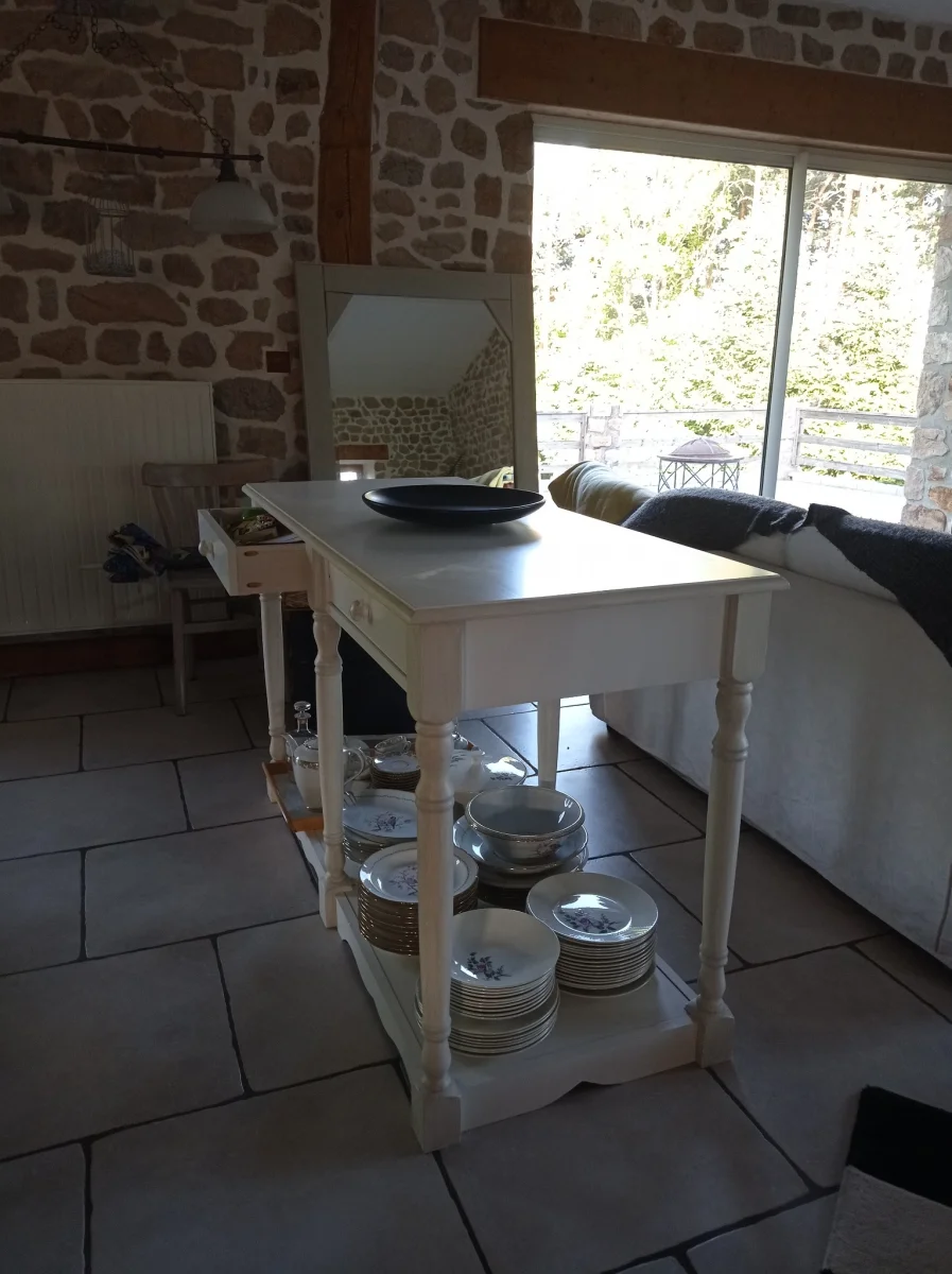 Meuble Desserte blanc