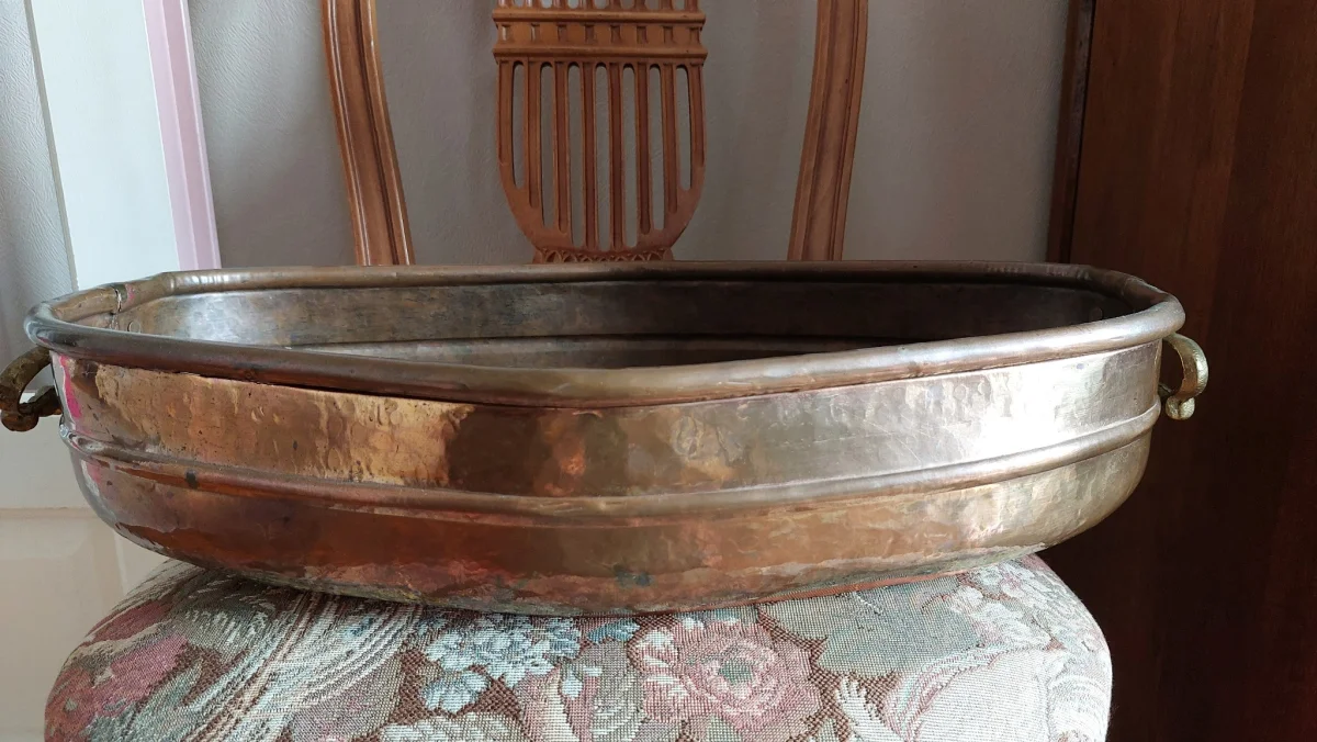 Bassine en cuivre