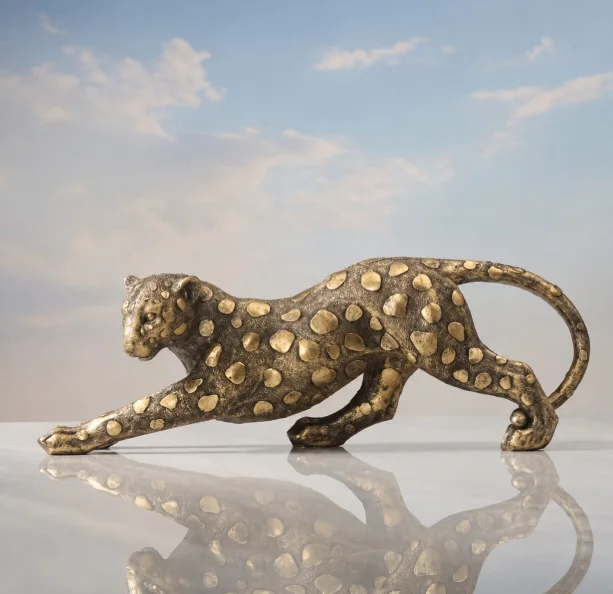 Sculpture, Contemporary Spotted Leopard